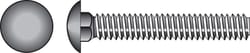 HILLMAN 1/2 in. X 2 in. L Stainless Steel Carriage Bolt 25 pk