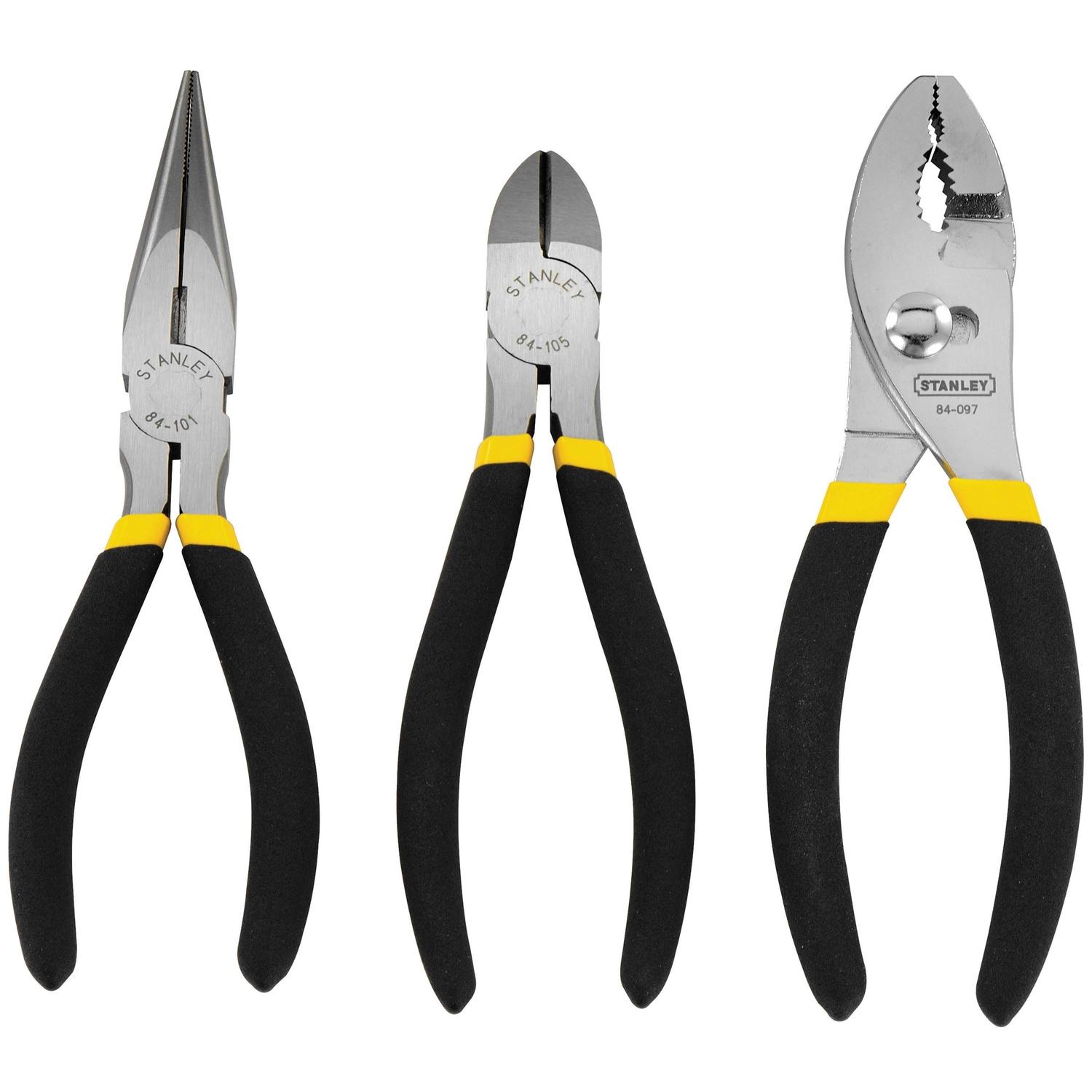 Stanley 3 pc Drop Forged Steel Pliers Set 6 in. L Mfr# 84-114