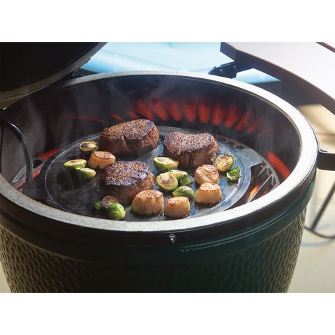 Big Green Egg Cast Iron Griddle 10.5 in. W 1 Mfr# 120137 - Ace