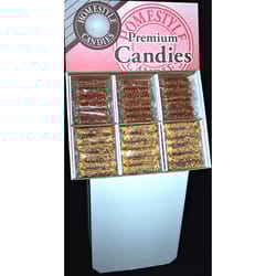 Crown Pecan and Almond Log Display 72CT