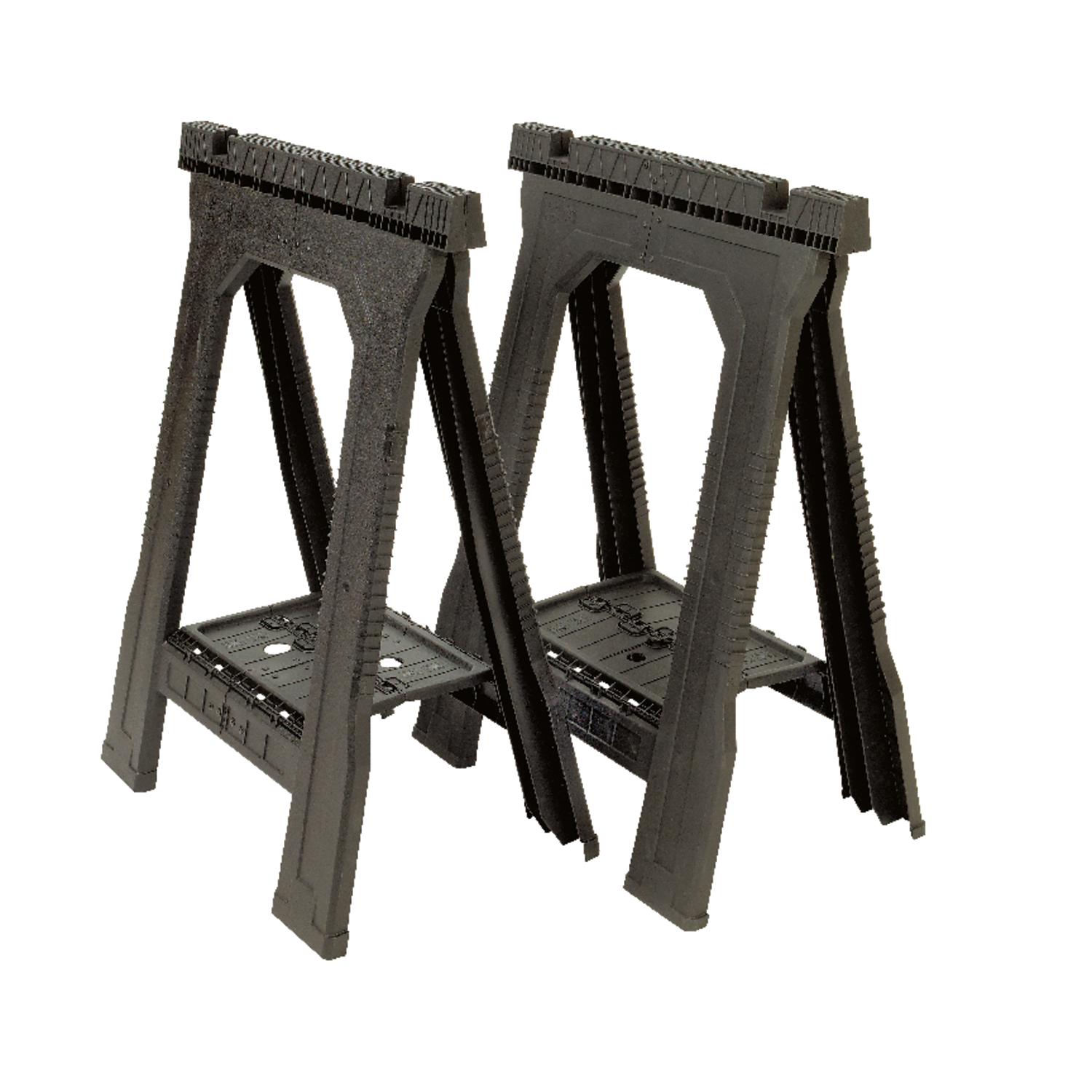 趣味 BE-PAL Stanley 32 in. H X 22-1/2 in. W X 5 in. D Folding Sawhorse 800 lb