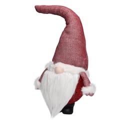 Alpine LED Multicolor Santa Fabric and Cotton Gnome Table Decor 15.35 in.