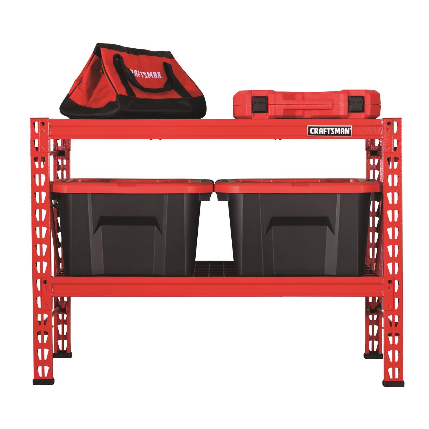 Craftsman 36 in. H X 50 in. W X 22 in. D Metal Shelving Unit Mfr