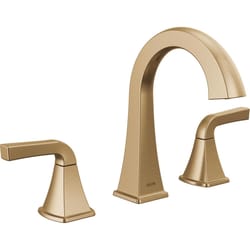 Delta Faucet Knoxville Bronzed Gold Transitional Widespread Bathroom Sink Faucet 16 in.