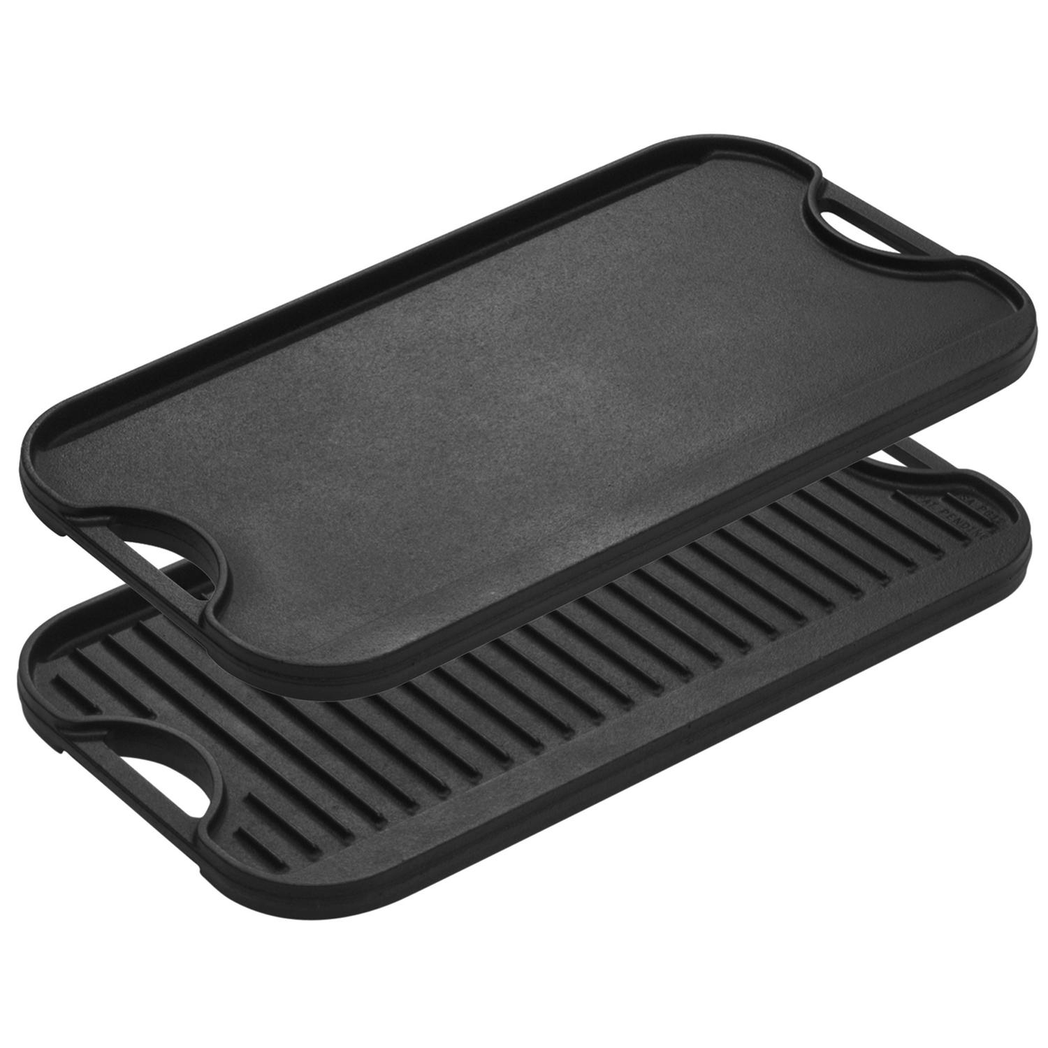 Lodge Pro Grid Reversible Grill Pan & Griddle - Thumbnail 3