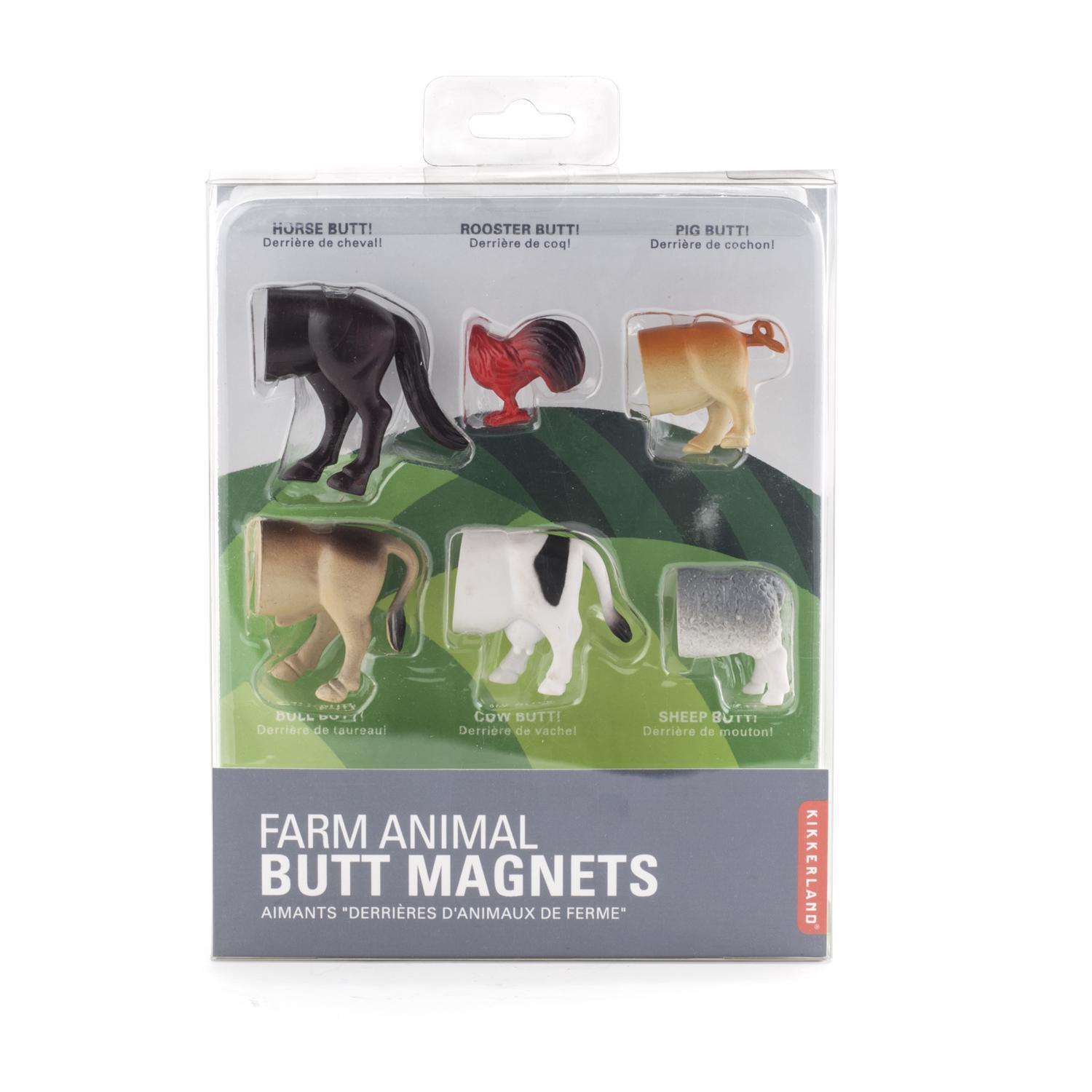 Kikkerland Farm Animal Butt Magnet - Thumbnail 3