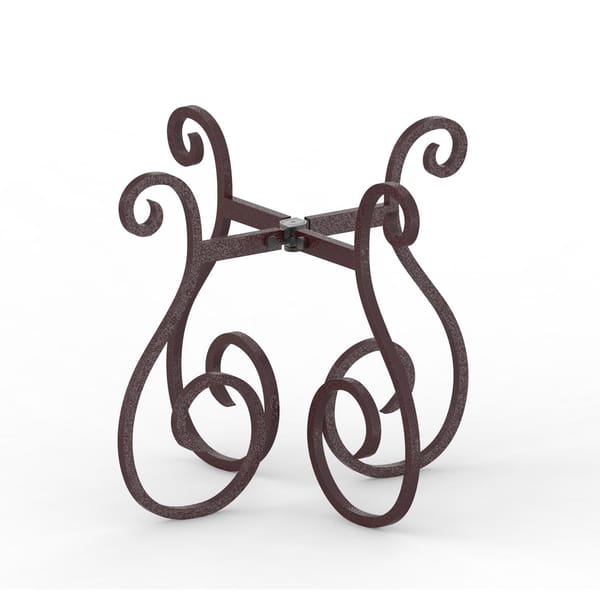 Powder-coated plant stand