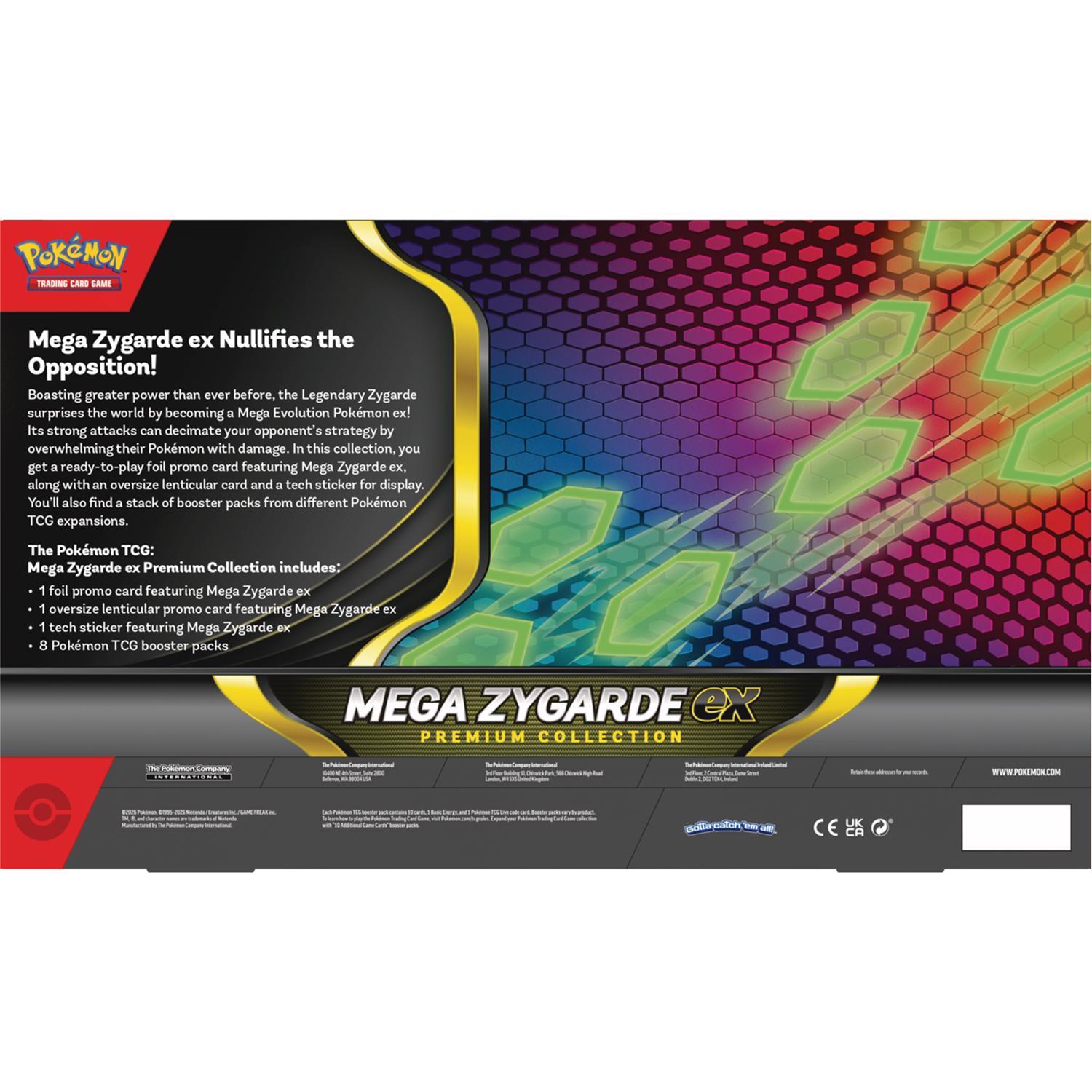 Pokemon Mega Zygarde Ex Box Trading Cards Mfr# 10-10359-108 - Ace