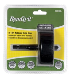 Disston RemGrit 2-1/2 in. Carbide Grit 7/8 in. L X 1/4 in. D Hole Saw
