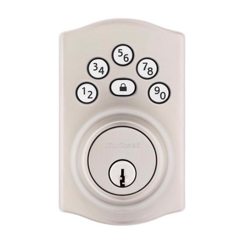 Kwikset Satin Nickel Metal Electronic Keypad Entry Lock Mfr