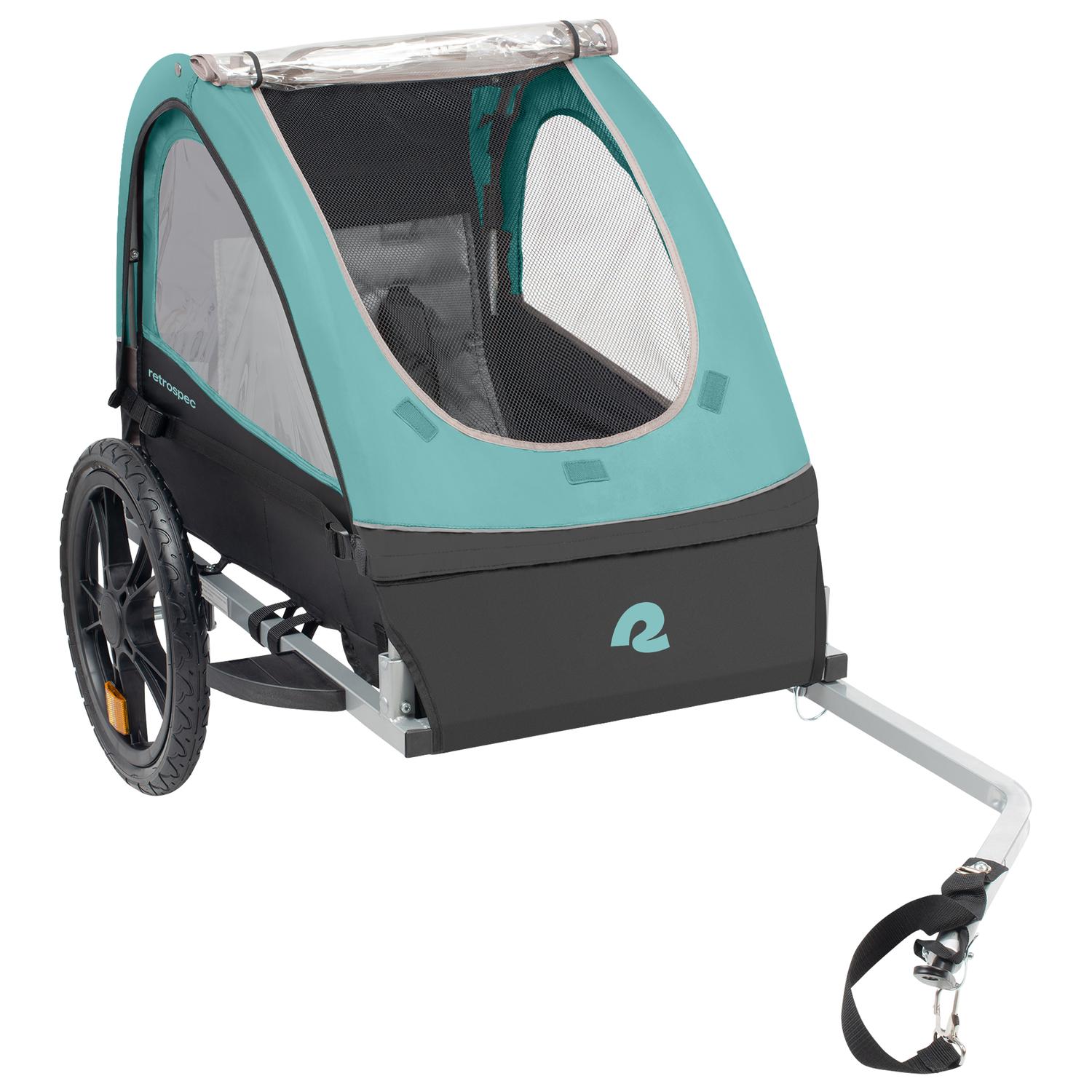 Retrospec Rover Fabric/Steel Child Trailer 40 lb Blue Ridge Mfr