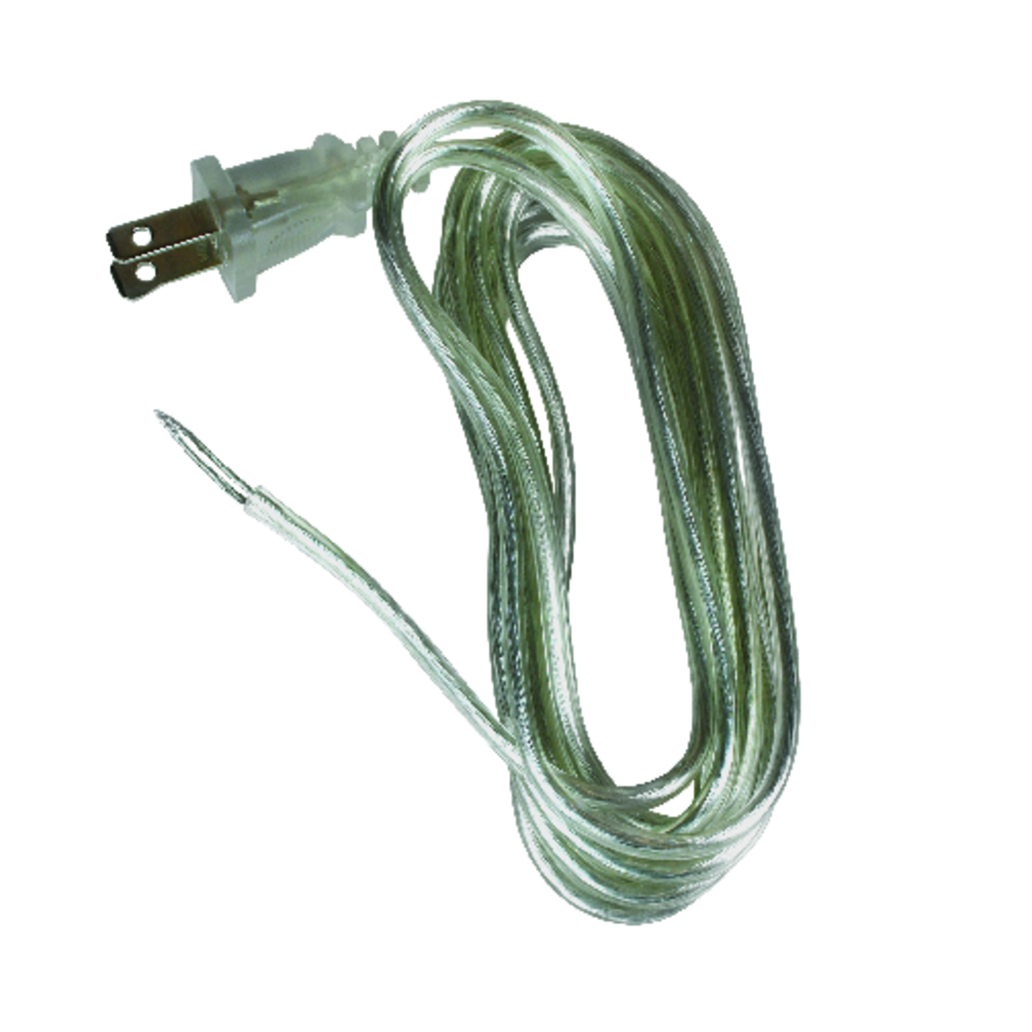 Cord Lamp 18-2/Spt-2 8Ft Slvr 60133