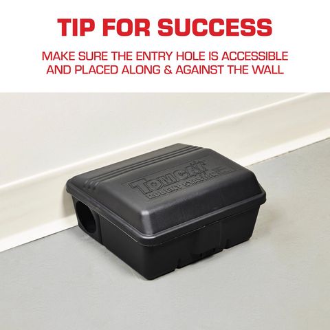 Tomcat Rodent Bait Station Blocks For Mice and Rats 1 pk Mfr