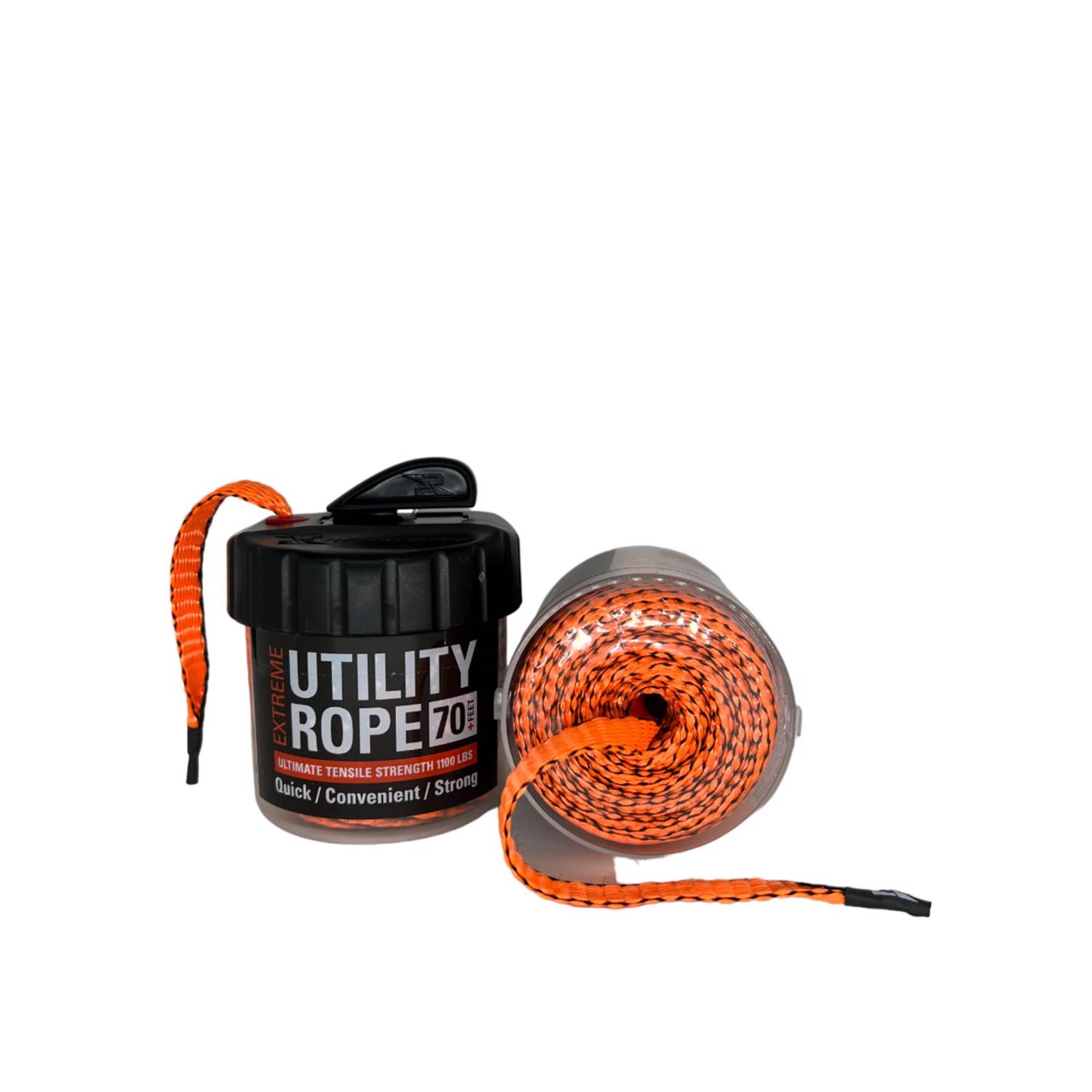 Rapid Rope 3/8 in. D X 70 linear ft L Orange Braided Polyester