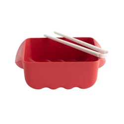 NordicWare Red Plastic Microwave Ramen Cooker Bowl 3.6 cups
