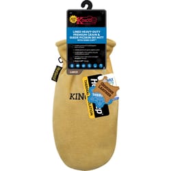 Kinco XL Pigskin Leather Cold Weather Black/Gold Mittens