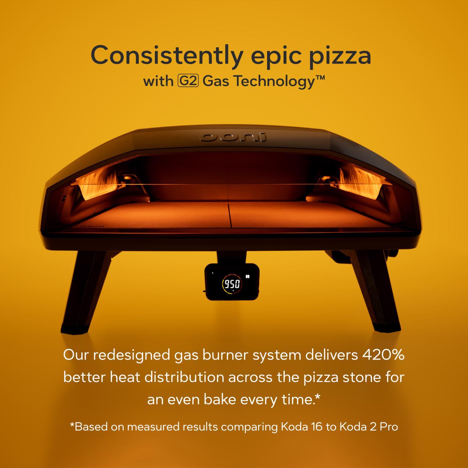 Ooni Koda 2 Pro Propane Gas Outdoor Pizza Oven Foundry Black Mfr