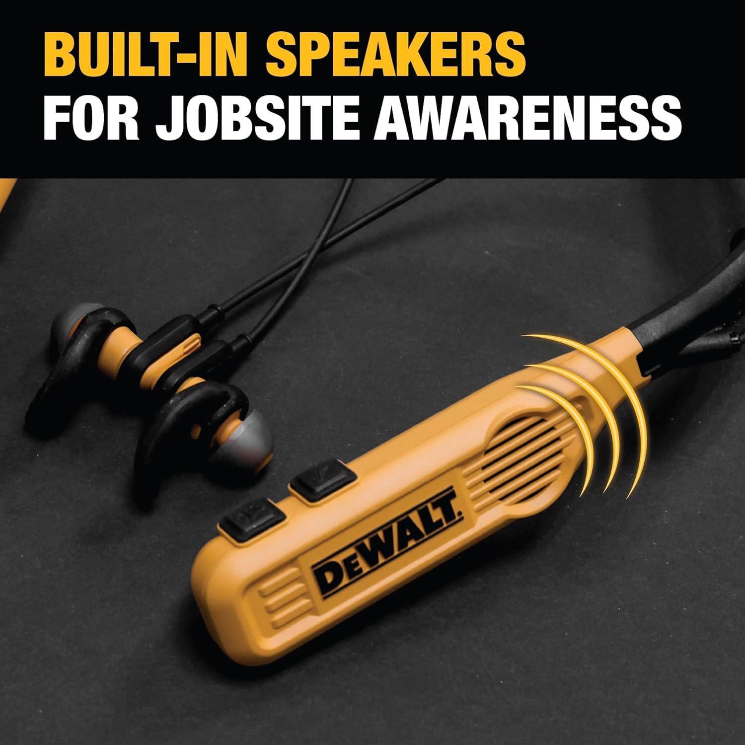 DEWALT 190 2093 DW2 Wireless Headphones - Thumbnail 4