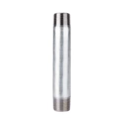STZ Industries 1-1/4 in. MIP each X 1-1/4 in. D MIP in. Galvanized Steel 7 in. L Nipple