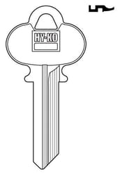 Hy-Ko Home House/Office Key Blank Single For Elgin Locks Silver