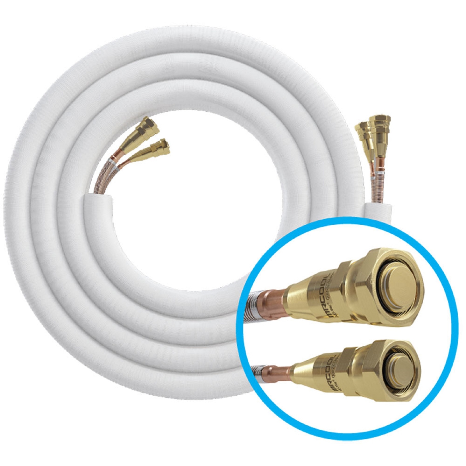 MRCOOL 25' (4th Gen R410a) DIY 24k and 36k Air Handler Ductless Split System Line Set 25 in. W X 300