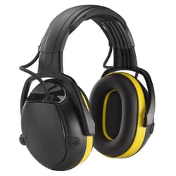 Hellberg 24 dB Active Headband Professional Hearing Protectors Black/Yellow 1 pc