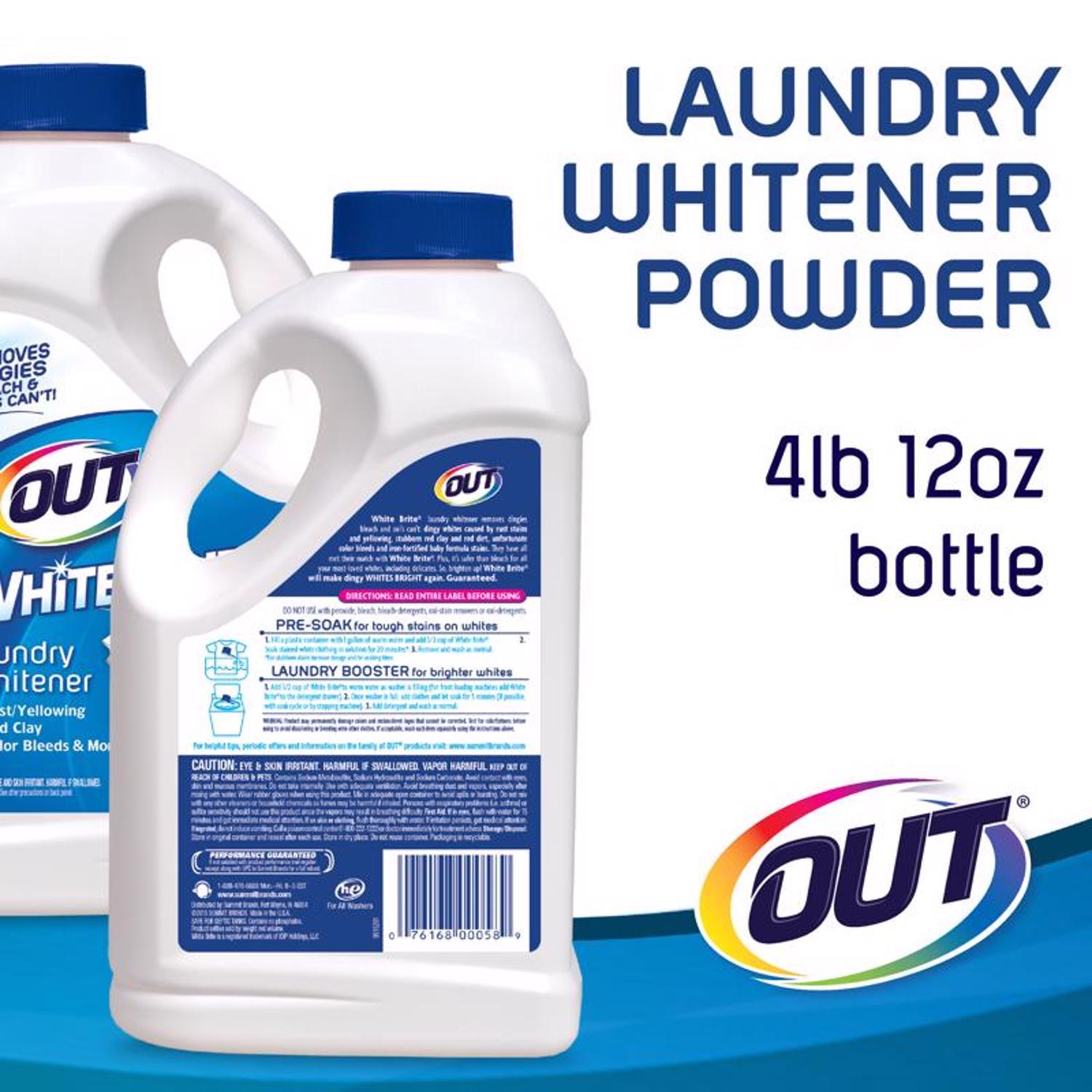 White Brite Laundry Whitener, Stain Remover, Detergent Booster - Thumbnail 2