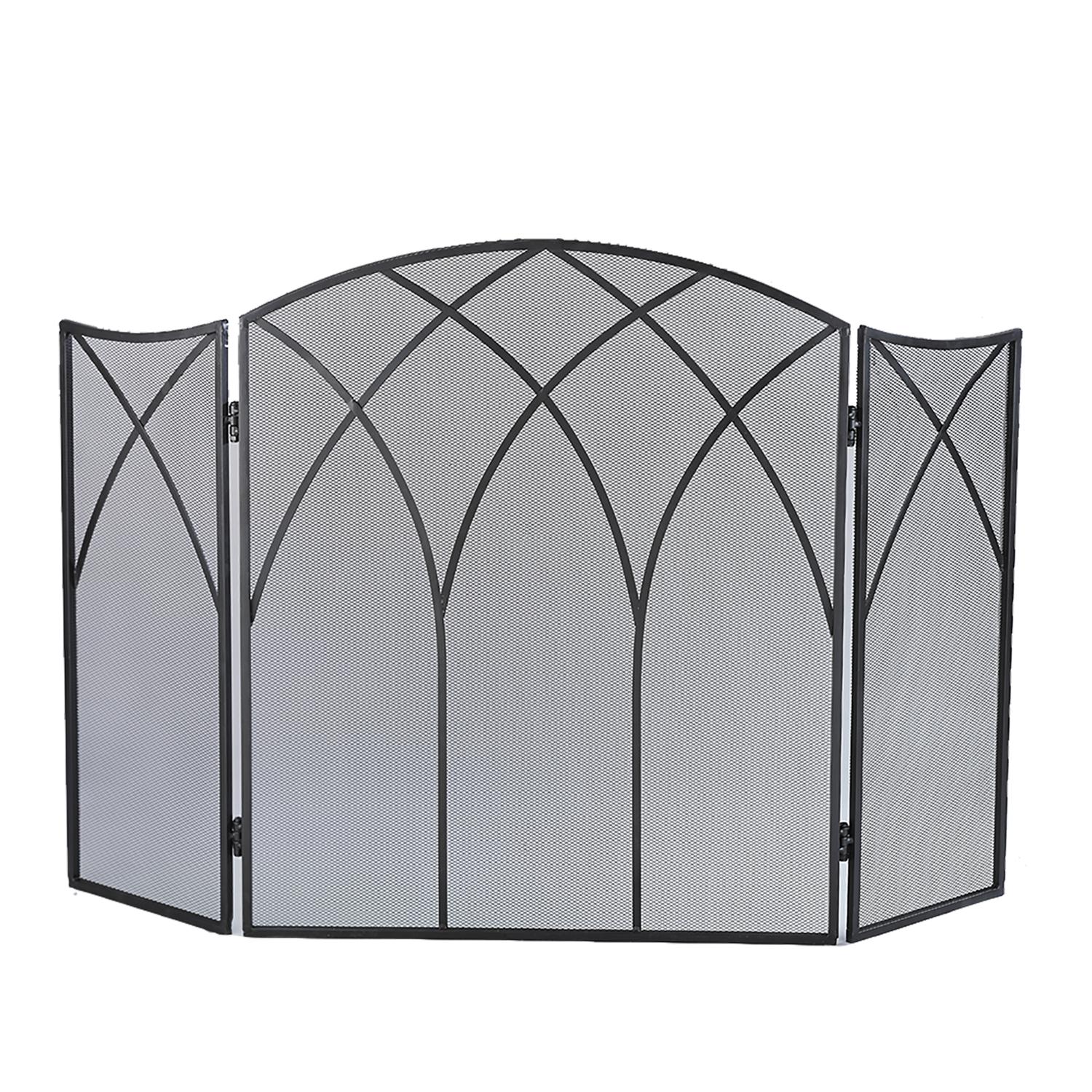 Pleasant Hearth Steel Fireplace Screen