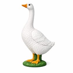 Living Accents Plastic White 20 in. Goose Statue
