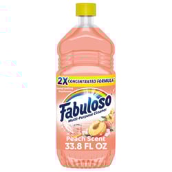 Fabuloso Peach Scent Concentrated All Purpose Cleaner Liquid 33.8 oz
