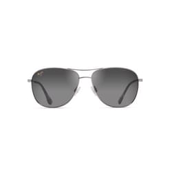 Maui Jim Cliff House Unisex Silver Frame Neutral Grey Lens Polarized Sunglasses