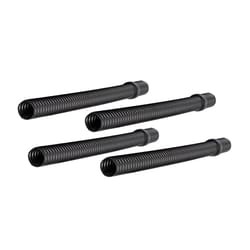 Spectra Pro Select 4.5 in. H X 4.9 in. W X 24 in. L Black Polypropylene Downspout Extension