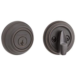 Kwikset SmartKey Venetian Bronze Metal Deadbolt