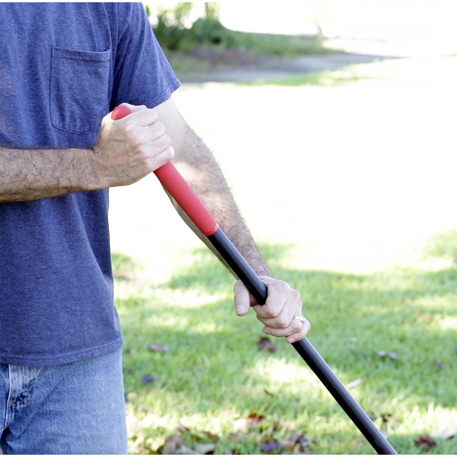 Razor-Back 68 in. 24 Tine Steel Leaf Rake Fiberglass Handle Mfr# 2915212 - Ace Hardware