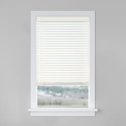 Levolor Faux Wood 2 in. Blinds 36 in. W X 60 in. H White Cordless