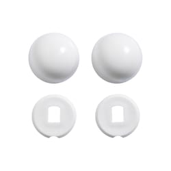 Kohler Toilet Bolt Caps White Plastic
