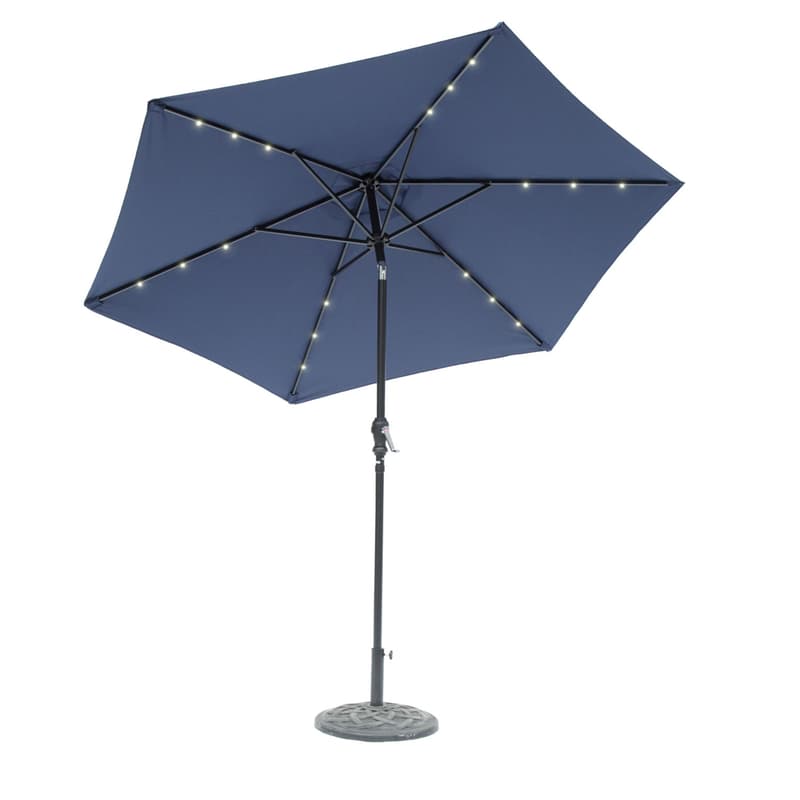 ace hardware patio umbrella lights OYOCO Light 3 Brightness Modes Cordless,with 28 Cool White LEDs-4 * AA Battery Operated Umbrella Lights,Fits 1.15"-2" Umbrella Poles,for Patio Umbrellas,Camping Tents and Indoor Use designed to provide superior sun protection and ambient lighting Living Accents Clark 9 ft.