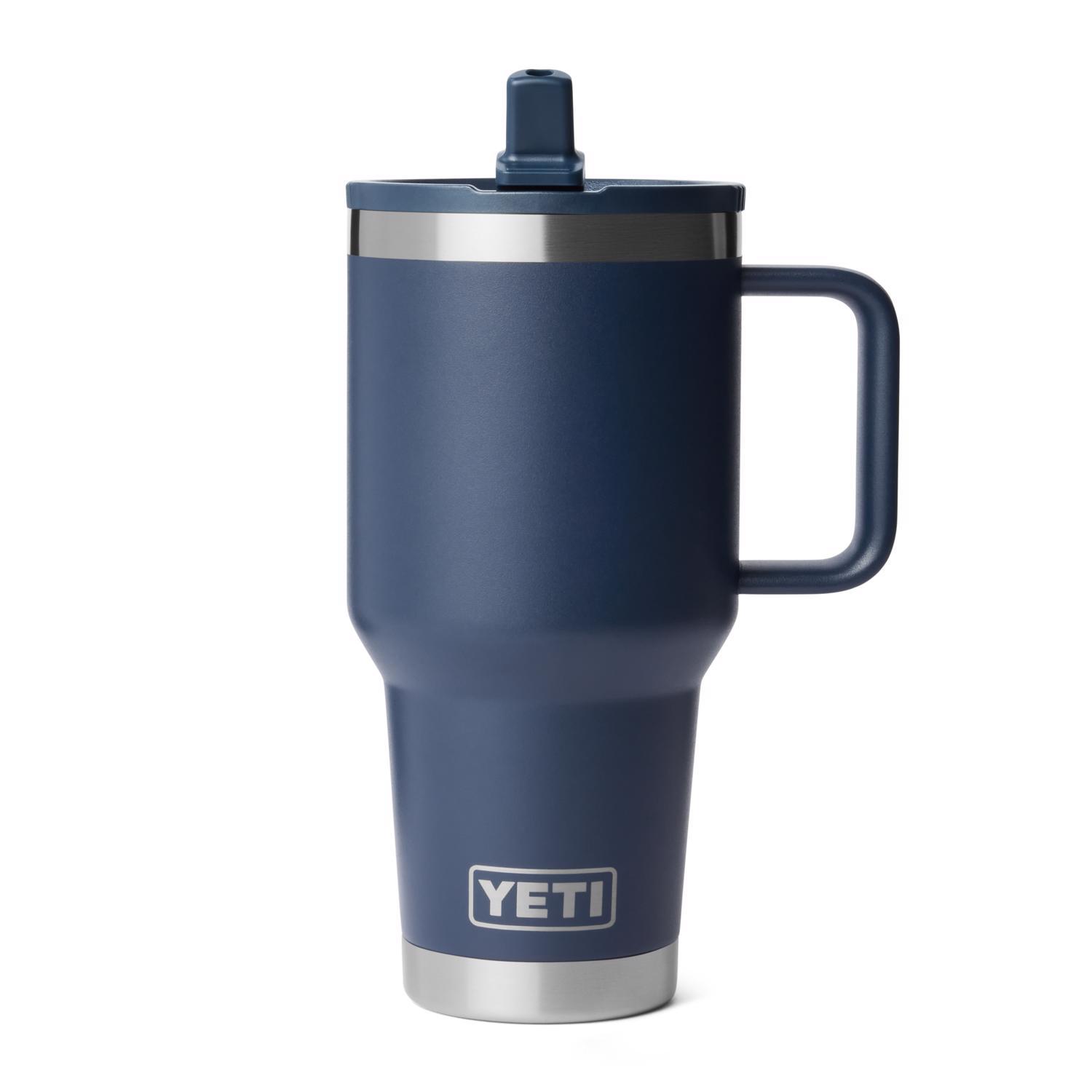 Photos - Other Accessories Yeti Rambler 30 oz Navy BPA Free Travel Straw Mug 21071506233 
