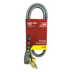 Ace 6/2 & 8/1 SRDT 125/250 V 4 ft. L Range Cord 3 Wire