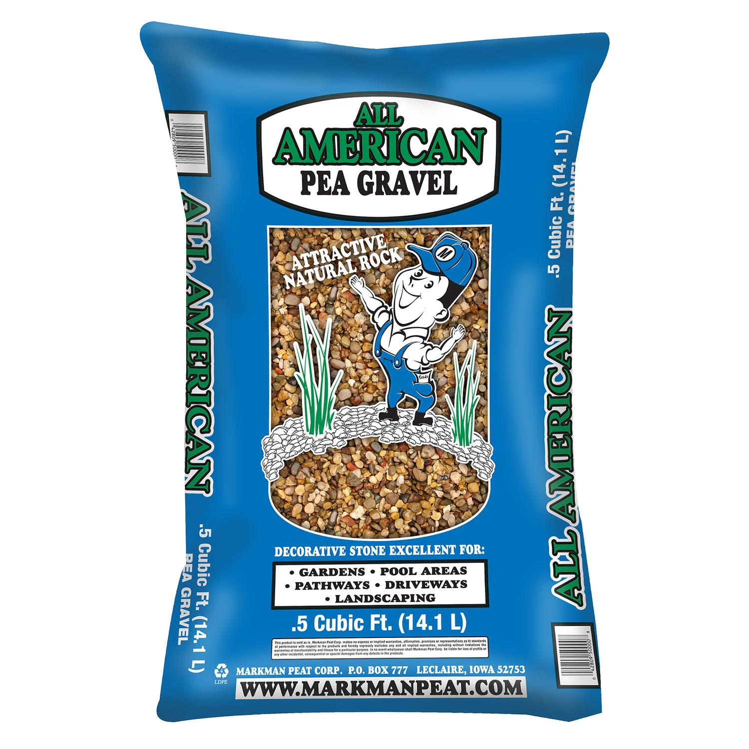All American Brown Pea Gravel 0.5 cu ft 50 lb Mfr# 380 - Ace Hardware