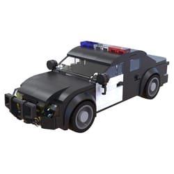 Ace Police Car Block Set Black/White