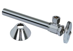 BrassCraft 1/2 in. FPT X 3/8 in. MPT Brass Angle Stop Valve