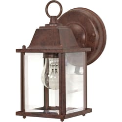 Nuvo Textured Bronze Switch Incandescent Lantern Fixture