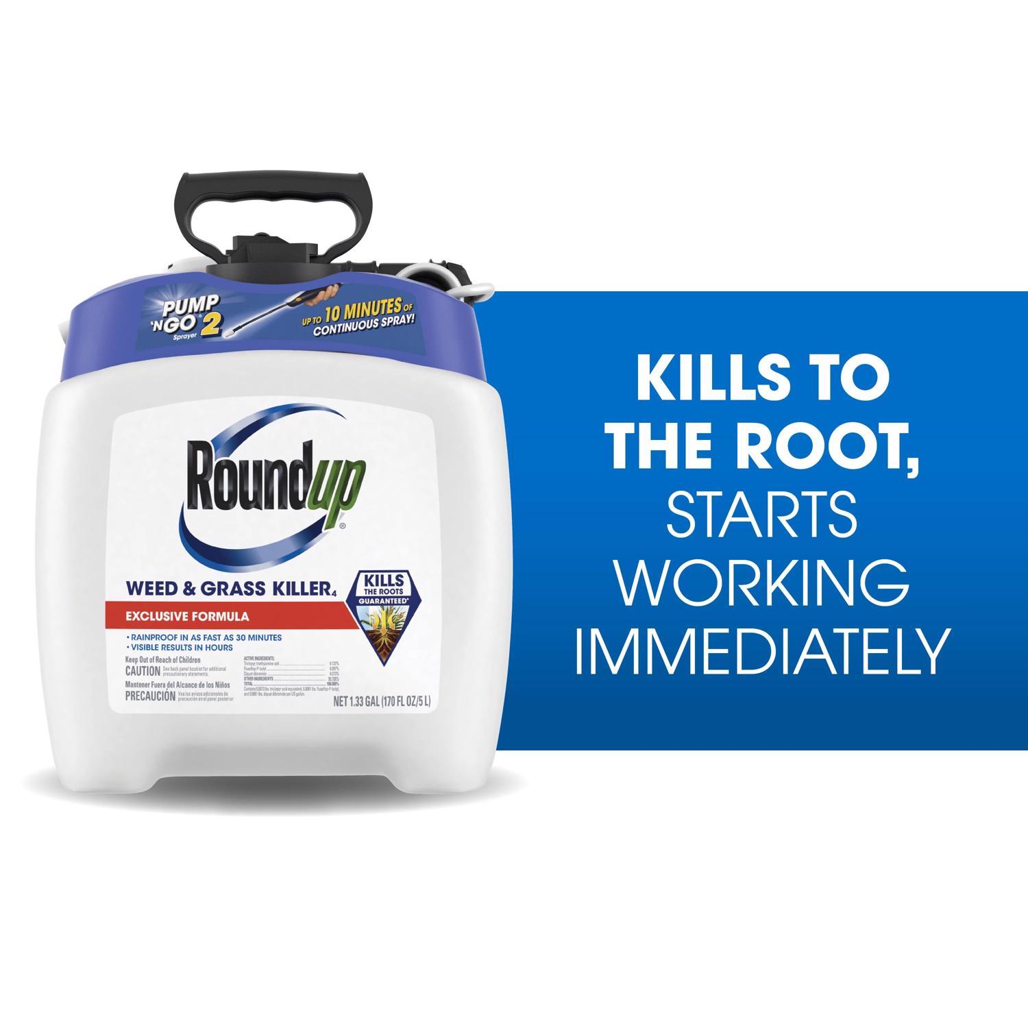 Roundup Weed & Grass Killer₄ with Pump 'N Go 2 Sprayer - Thumbnail 5