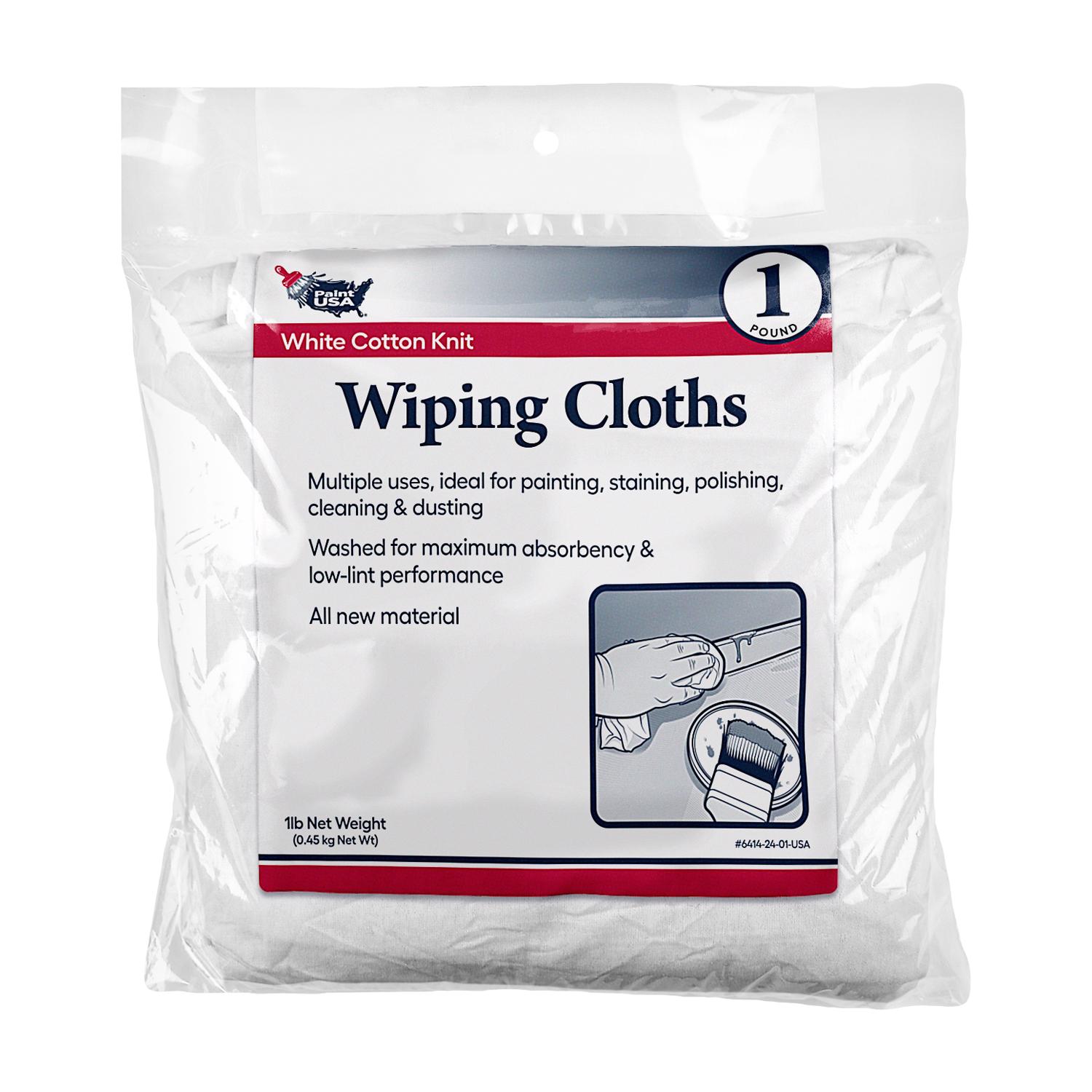 Paint USA Cotton Knit Wiping Rags 1 lb 1 pk Mfr# 6414-24-01-USA
