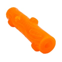 Territory For Dog Orange Rubber Stick Crunch Stick Toy All Pet Sizes 1