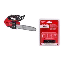 Milwaukee M18 14 in Top-Handle Chainsaw with extra Chain