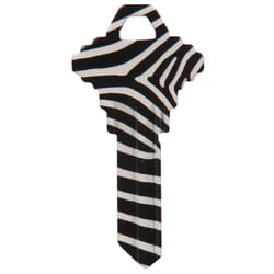 HILLMAN Wackey Zebra House/Office Universal Key Blank Single