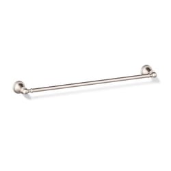 Kohler Facile Vibrant Brushed Nickel Silver Towel Bar 24 in. L Metal