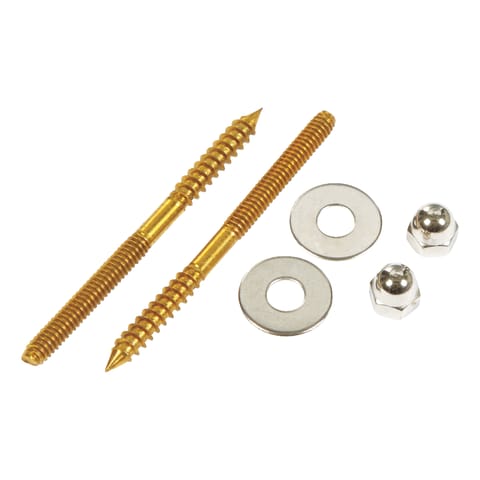 Ace Toilet Screw Set Brass Mfr# CE835-161 - Ace Hardware